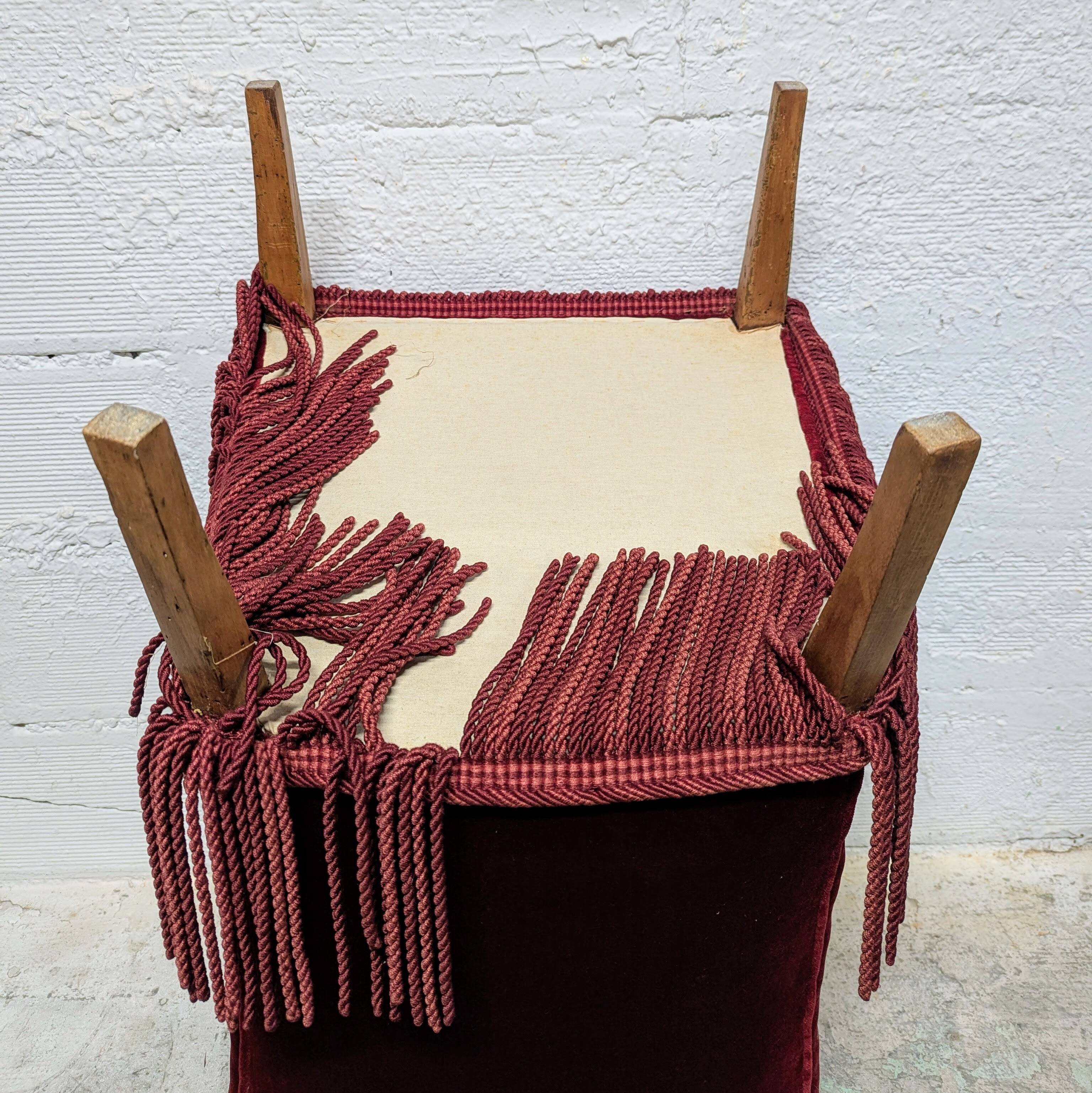 Velvet toad armchair