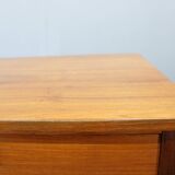 Mid-century Danish freestanding teak writing desk