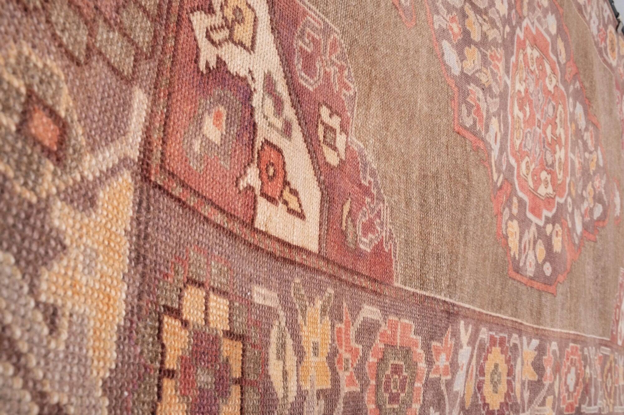 Vintage Turkish handmade rug 153x258 cm