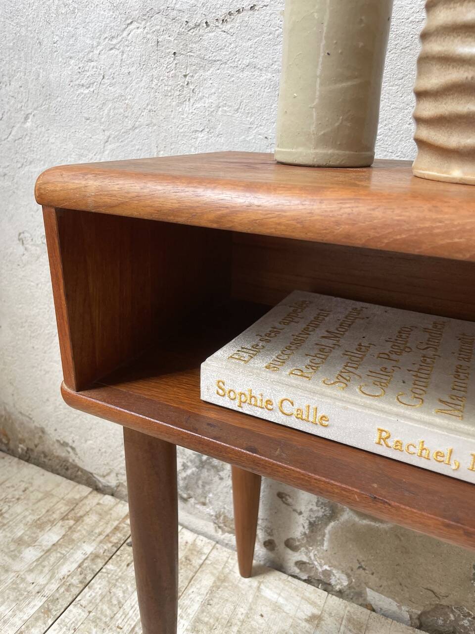 Paire de chevet scandinave en teck