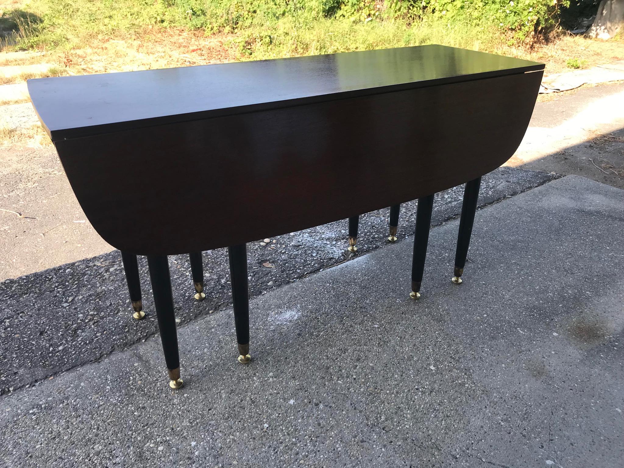 Mid-Century Drop Leaf Table with Butterfly Dining Chairs by E. Gomme for G-Plan, Set of 7