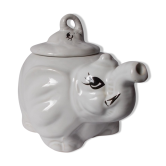 elephant teapot coffee maker in earthenware
