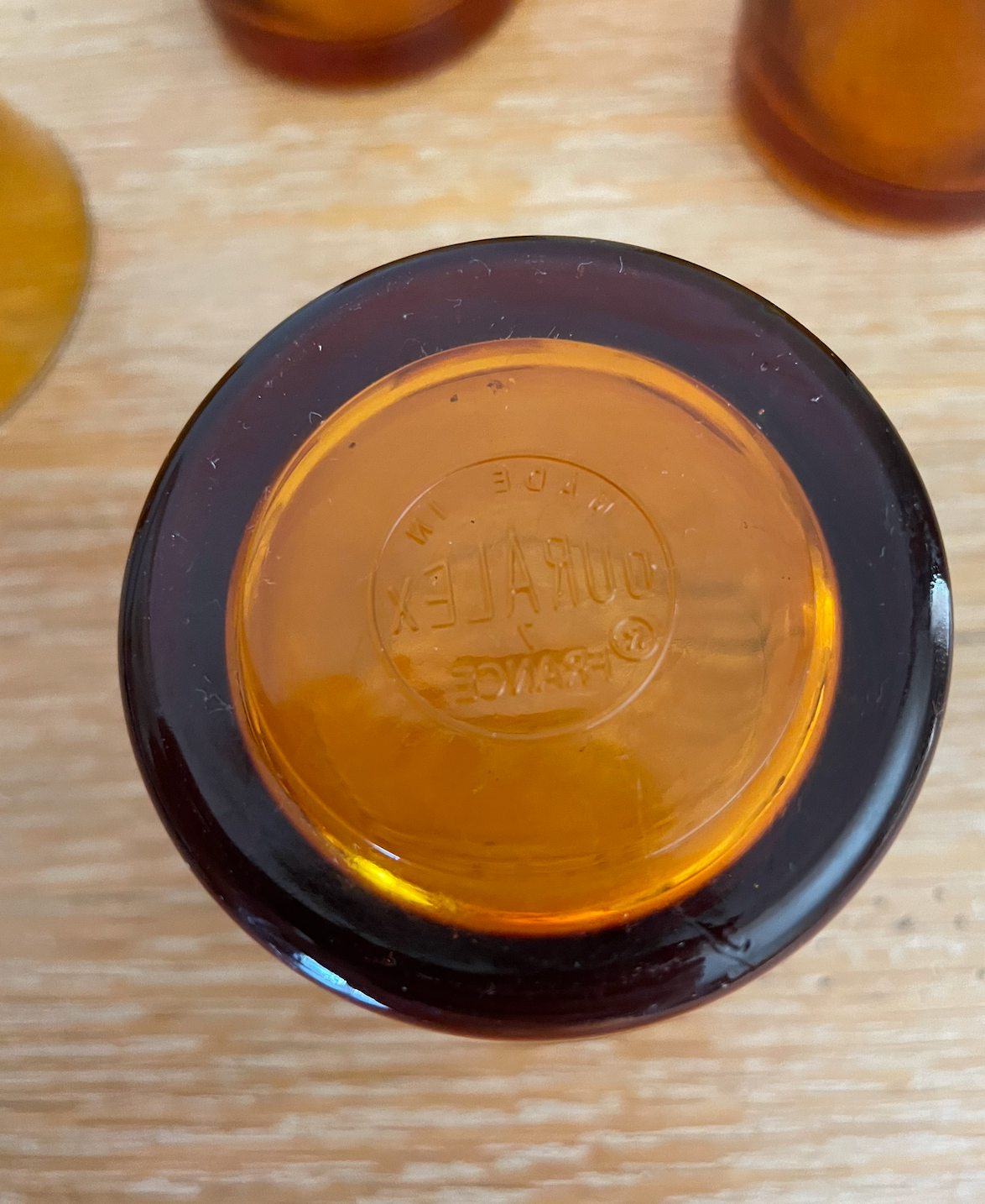 Verre ambré Duralex