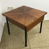 60s 70s teak sewing box sewing table utensilio coffee table mid century 60s