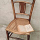Chaise bistrot avec cannage 