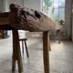 Brutalist popular art table XXL 3.5m/4m pine and oak