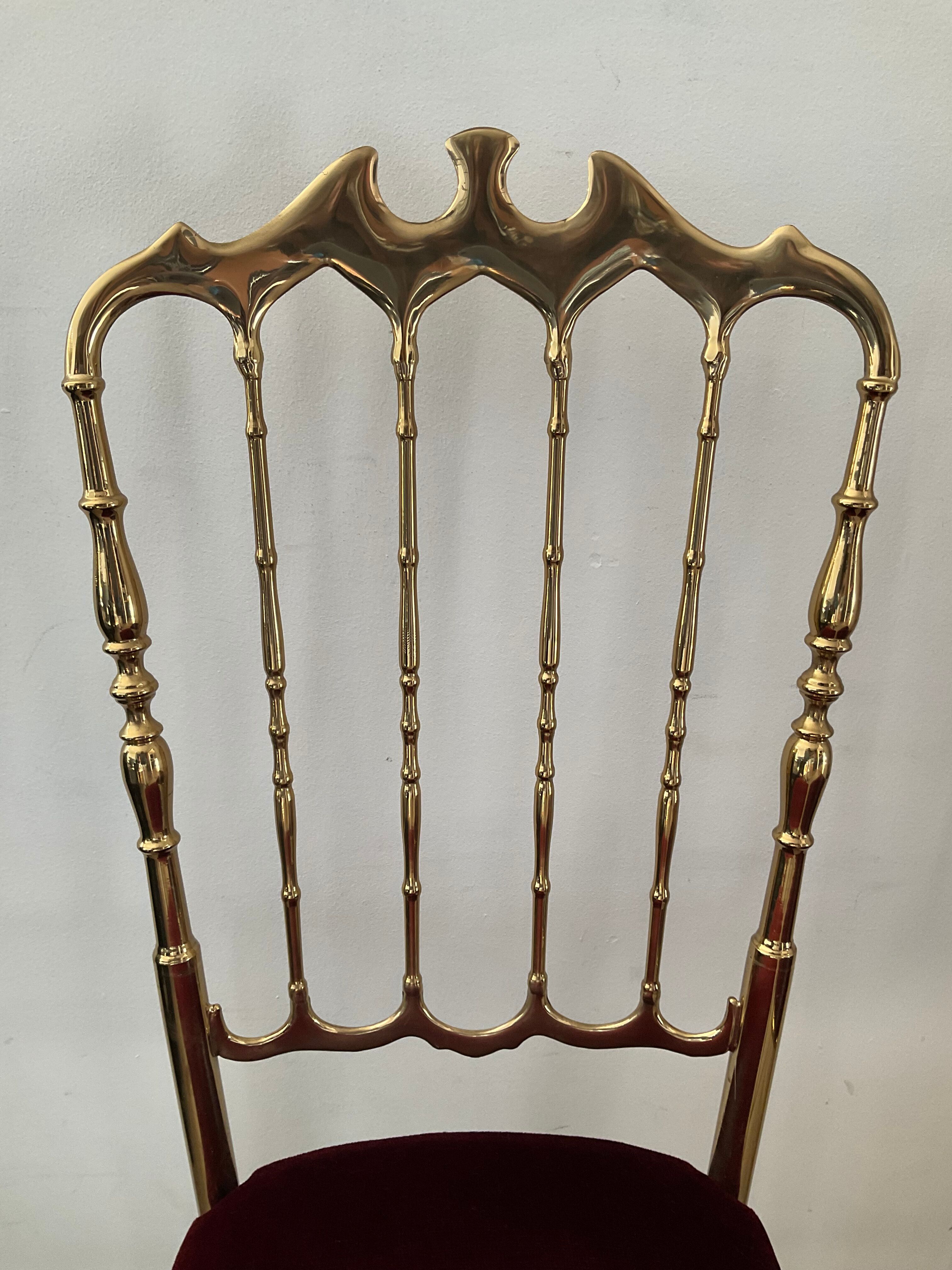 Paire de chaises chiarivari des années 50