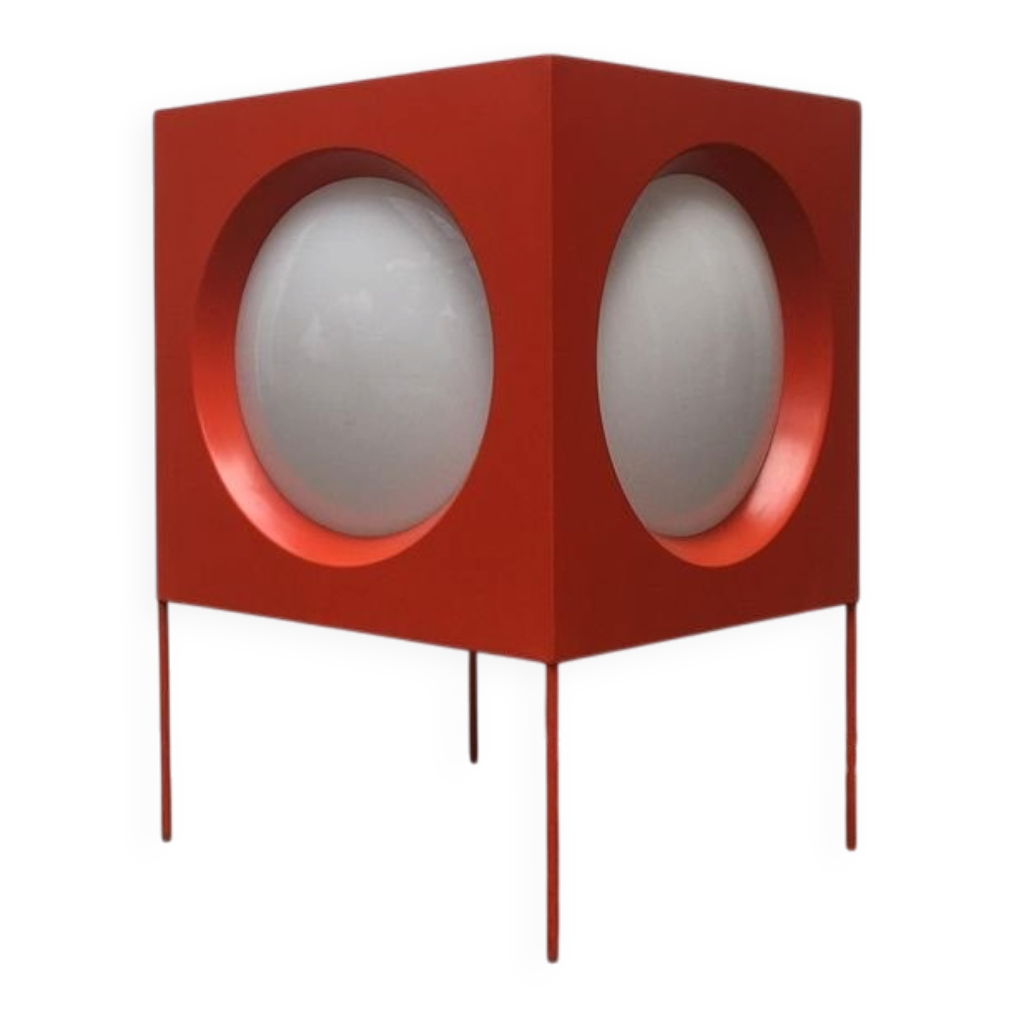 Cube Floor Lamp T-267 Swiss Space Age by Carl Moor for BAG Turgi, 1960s