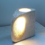 Sculpted stone lamp attributed to albert tormos