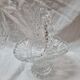 Bohemian crystal fruit basket