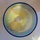 Vintage vase in iridescent glass 70s 80s