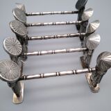 Knife holders and 2 toothpick doors.