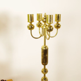 Vintage brass floor lamp | Kamenicky Senov