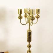 Vintage brass floor lamp | Kamenicky Senov