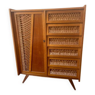Petite armoire osier