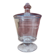 Bonbonnière en verre transparent