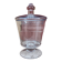 Bonbonnière en verre transparent