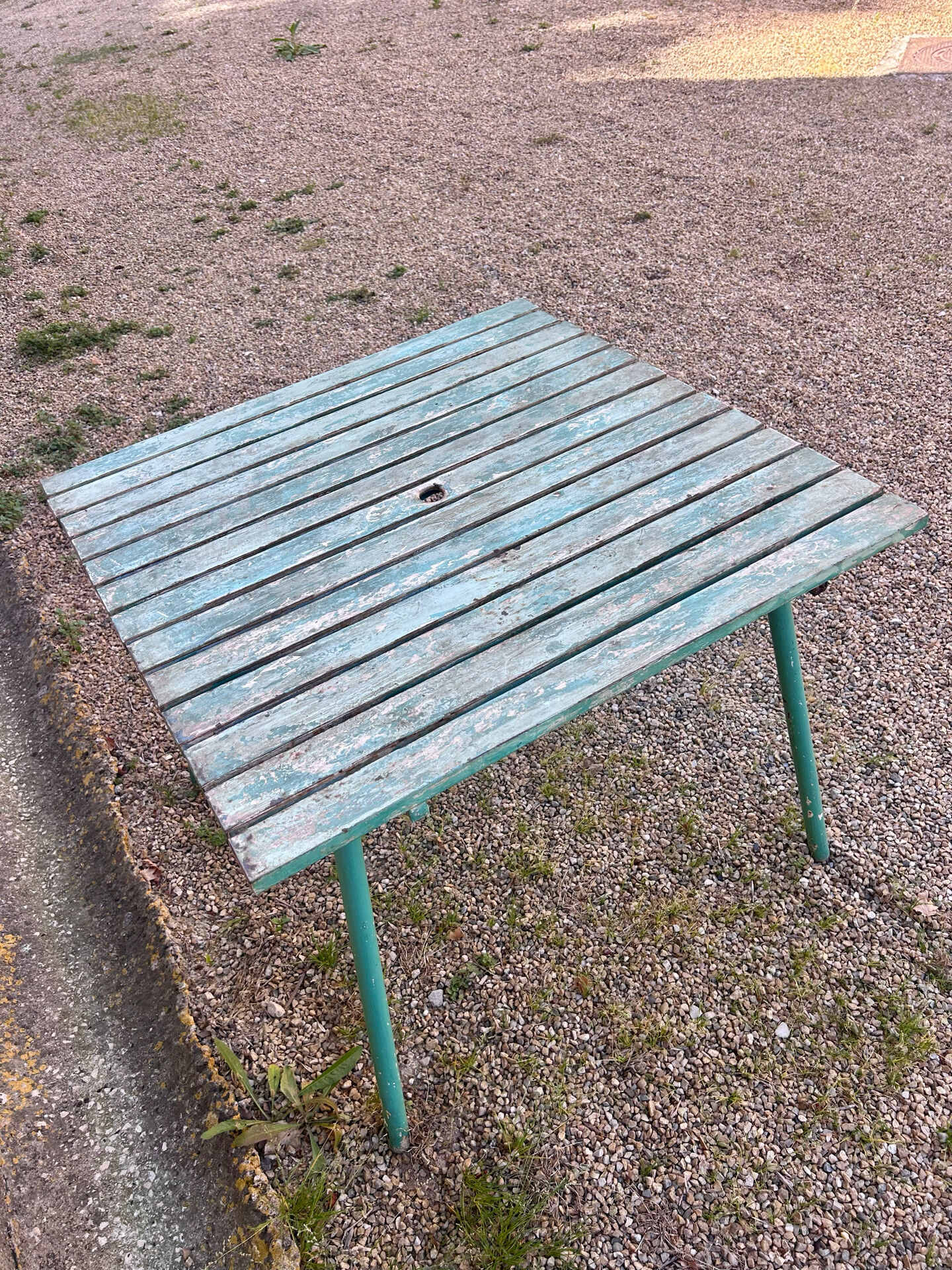 Vintage garden table