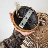 60s Ufo pendant light in Italian wicker