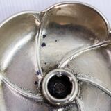 Brass flower candle holder