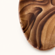 Set of ceramic bowls resembling wood