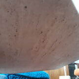 70s travertine coffee table