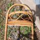 Vintage rattan bottle holder/server
