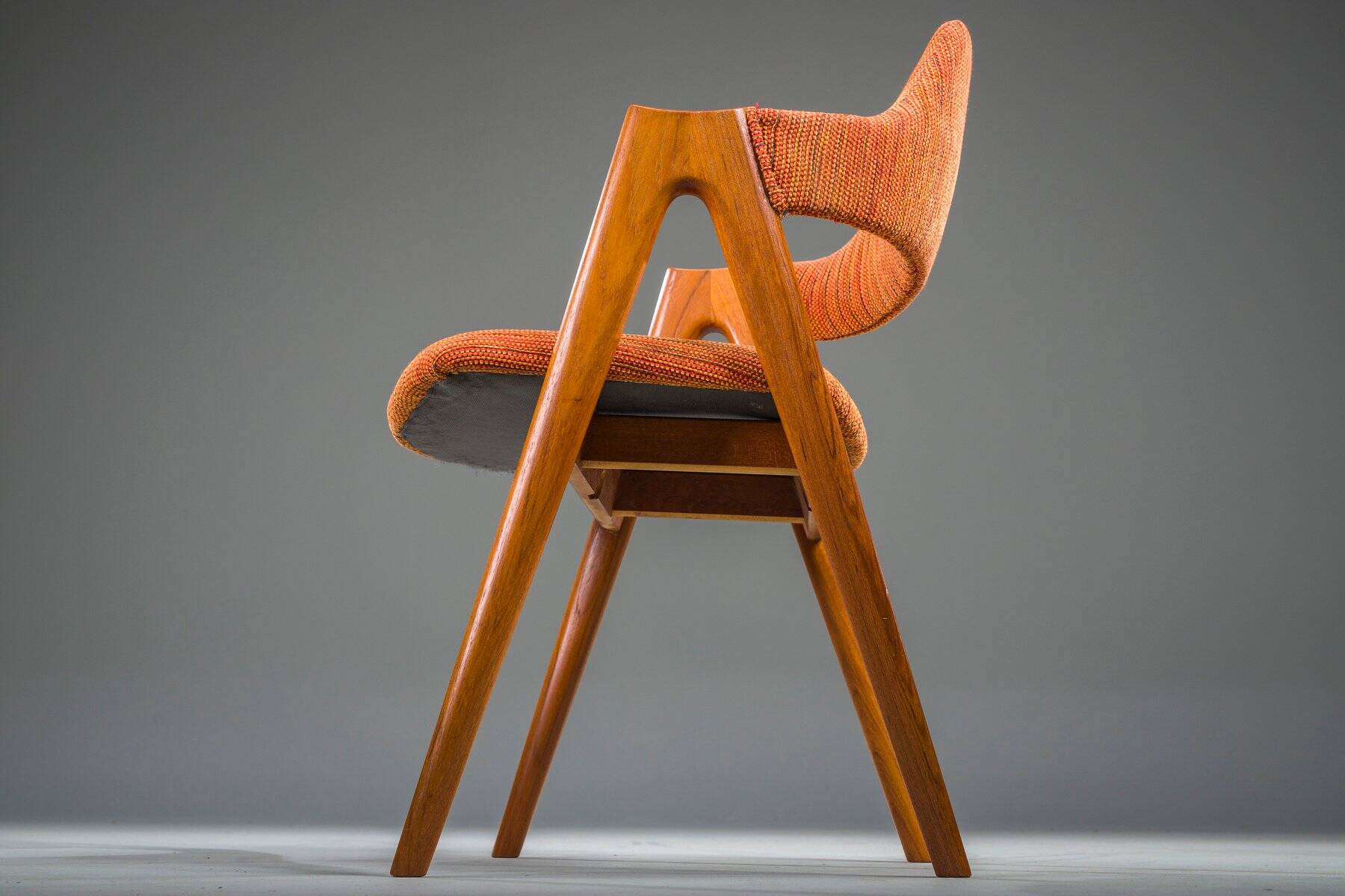 Chaises de salle à manger vintage danoises Compass par Kai Kristiansen, années 1960, lot de 4
