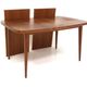 Table de salle à manger scandinave en teck, Suède, 1960
