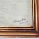Oil on wood framed and signed henri merlet : les pêcheuses normandes