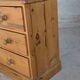 English pine chest of drawers