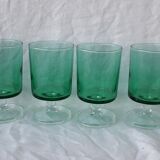 6 stemmed glasses