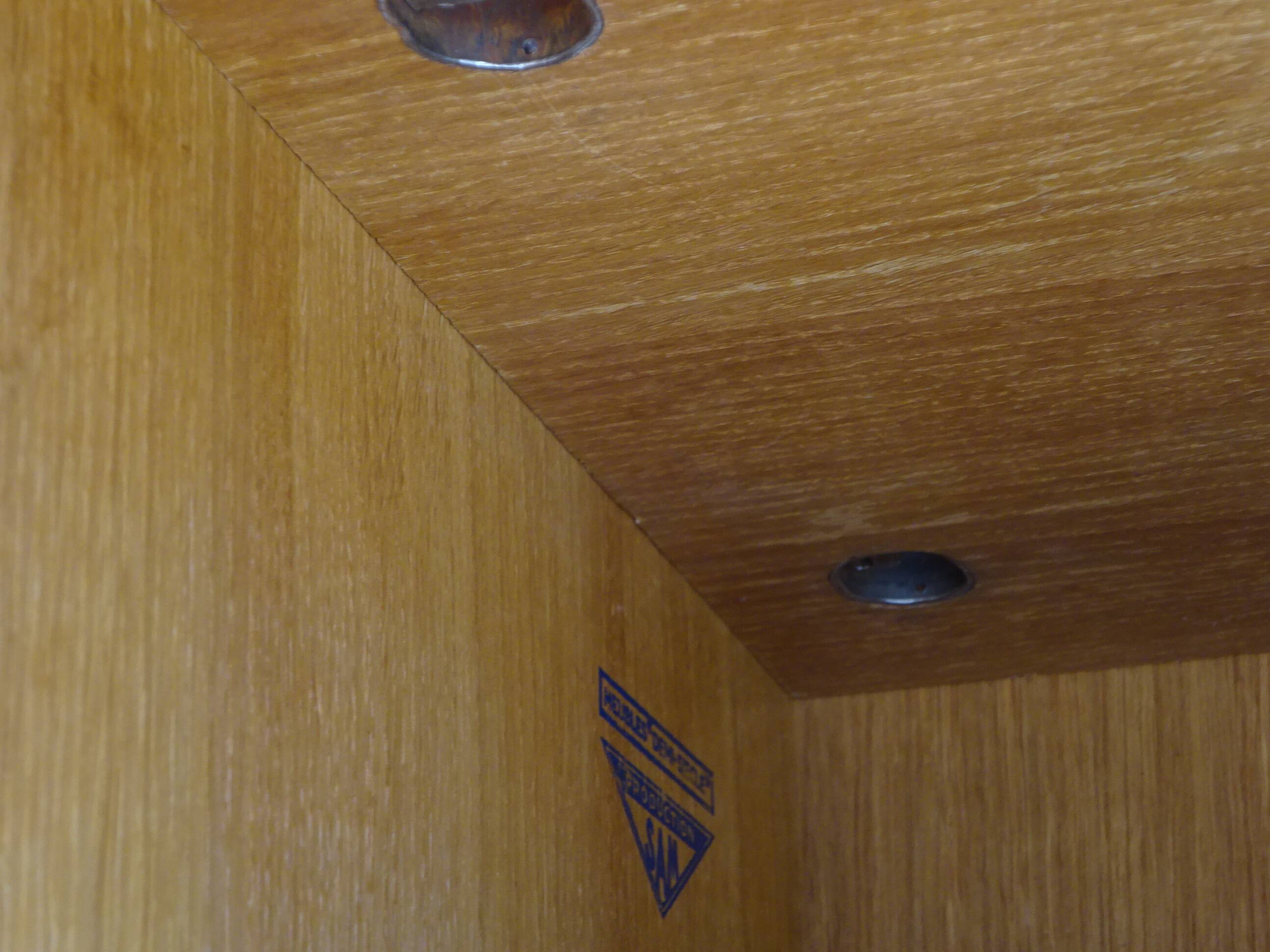 Enfilade vintage aux pieds compas par SAM
