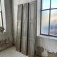 Trio of shutters louvers patina blue gray