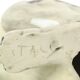 Statue de Chien Vintage Sculpture Craquelé Céramique Italie 31cm