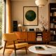 Pair Lounge Chairs Vintage Yellow Boucle,  Mid Century Design, 1960