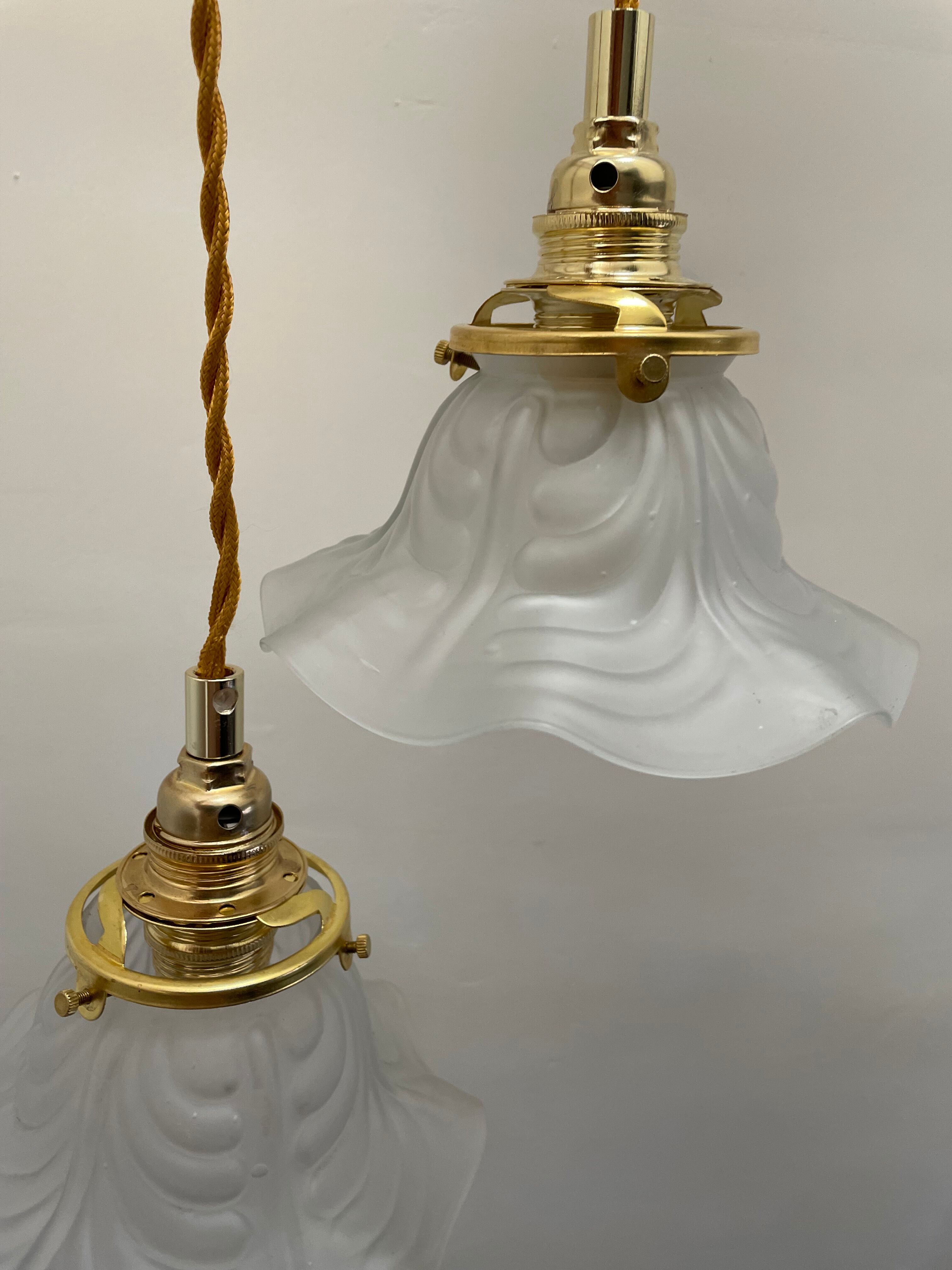 Vintage glass lamp