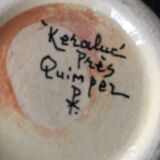 Vase signed Keraluc Quimper