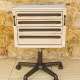 Cazzaro swivel medical storage cabinet with drawers, 1970s/1980s