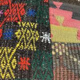 Vintage turkish kilim cushion cover , 55 x 55 cm