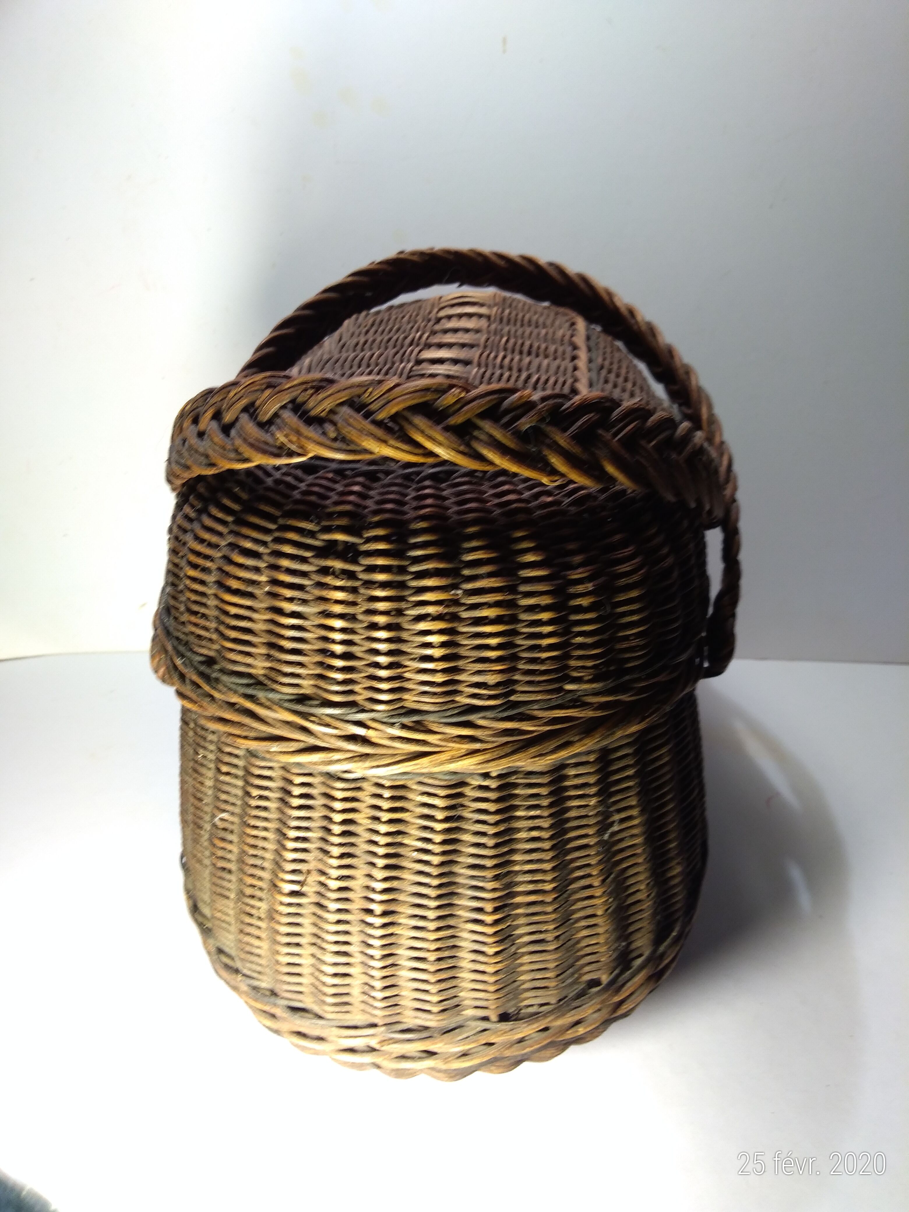 Panier de marché  ancien, osier
