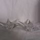 Daum France starfish crystal candlesticks