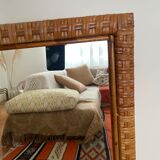 Rattan mirror year 70