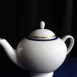 White porcelain teapot