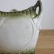 Small jardinière vase in art nouveau majolica.