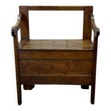 Banc de foyer en sapin 19ème