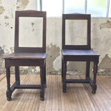 Pair chairs Lorraine