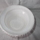 White faience basket