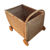 Wicker toy box