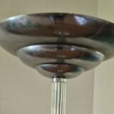 G. frattini pour relco lampadaire vintage chrome et tiges en verre